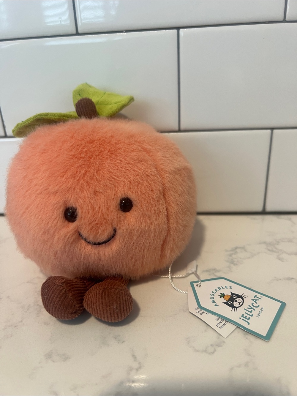 NWT Jellycat Peach 🍑